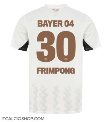 Bayer Leverkusen Jeremie Frimpong #30 Seconda Maglia 2024-25 Manica Corta